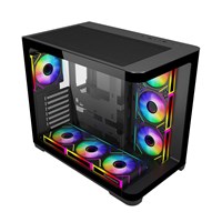 GAMEBOSTER 750W 80 BRONZE GB-G2852B-750W 7-FANLI GAMING MID-TOWER PC KASASI