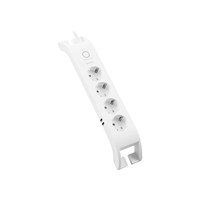 S-link SPG3041 2m 2xUSBɤ.4a 3G1.5mm2 900 Joule 4lü Akım Korumalı Beyaz Priz