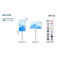 ONVO 32 Dokunmatik 32OVM6000 Ev Ofis Tipi Hareketli 6GB RAM -64GB ROM- Videowall Cihazı Bataryalı Beyaz