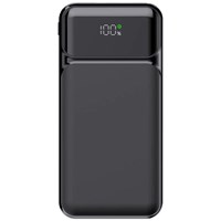 POWERBOOST NIGHT 115B 10000mAh 22.5W LCD GizliLED Siyah Taşınabilir Şarj Cihazı Powerbank