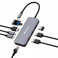 VERBATIM CMH-09 USB-C Pro 9 Bağlantı Noktalı Dock