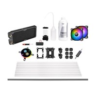 Thermaltake CL-W242-CU12SW-A Pacific C240 DDC ARGB 2x120mm Fanlı, Hard Tube, Custom Sıvı Soğutma Kiti AM4, LGA2066