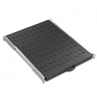 AGER Dikili Tip 19 1U D1000mm için Hareketli Siyah Raf Modülü Ağır Hizmet Tipi AA-AHR10-A-B1