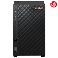 ASUSTOR AS1102T REALTEK QC 1 GB RAM- 2-diskli Nas Server Disksiz
