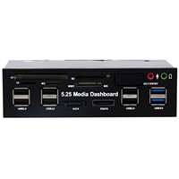 S-LINK SLX-533A 5.25 Siyah Dahili Kart Okuyucu USB 3.0,eSATA,SATA