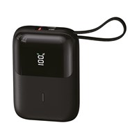 S-LINK  P109M 10000mAh PD20WQC18WHSC22.5W Siyah LCD Taşınabilir Pil Şarj Cihazı Powerbank